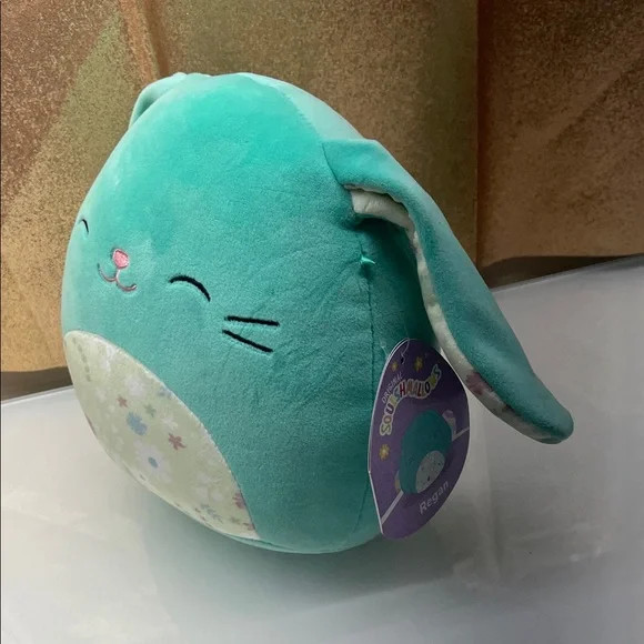 Squishmallow Teal Bunny Plush - Picture 7 of 7